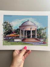 Personalised 'Rotunda at Balmoral' Sydney Giclee Art Print - Sydney Balmoral Watercolour - Sydney Beach Wedding Venue - Made to Order Art
