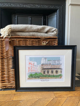 Personalised Kings Chapel at The Savoy Giclee Art Print - Watercolour Hand Drawn illustration - Made to Order - London Wedding Venue Art