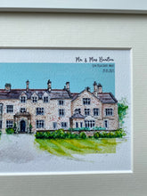 Personalised Cefn Tilla Court, Wales Art Giclee Print - Cefn Tilla Court Wedding Venue - Wedding Wall Art - Cefn Tilla Court Wedding Present