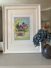 Little Church of the West Las Vegas Art Print - Little Church of The West Wedding Gift - Personalised Vegas Wedding Art Print - Giclee Print