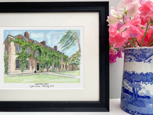 Personalised Holbrook Manor Art Giclee Print - Holbrook Manor Wedding Venue - Watercolour Illustration - Holbrook Manor Somerset England