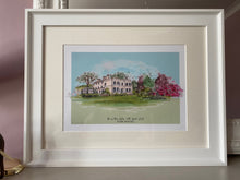 Personalised Deer Park Country House Giclee Art Print - Deer Park Country House Devon - Watercolour Art Print - Deer Park Wedding Venue Art