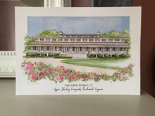 Personalised Upper Shirley Vineyard Giclee Print - Upper Shirley Vineyard Watercolour Wedding Venue - Richmond Virginia Wedding Wall Art