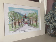 Personalised McGill University Giclee Art Print - Watercolour Illustration - McGill Canada - University Graduation Gift - McGill Wedding Art