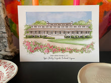 Personalised Upper Shirley Vineyard Giclee Print - Upper Shirley Vineyard Watercolour Wedding Venue - Richmond Virginia Wedding Wall Art