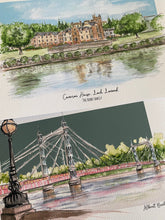 Cameron House Loch Lomond Scotland Giclee Art Print - Cameron House Loch Lomond Watercolour - Personalised Cameron House Wedding Anniversary