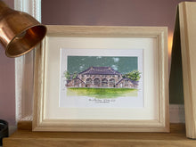 Personalised 'Coo Cathedral' Aberdeenshire Art Giclee Print - Wedding Venue - Wedding Illustration - Coo Cathedral Scotland Wedding Print