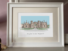 Abercairny Estate Scotland Giclee Art Print - Personalised Abercairny Estate Wedding Gift - Anniversary gift - Abercairny Estate Watercolour