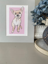 Personalised Chihuahua Dog Giclee Print - Chihuahua Artwork - Chihuahua Watercolour Painting - Chihuahua Illustration - Chihuahua Lover Gift