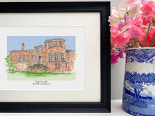 Grays Court York Personalised Giclee Art Print - York Illustration - Hand Drawn Wedding Artwork -Personalised Art Print - Grays Court York