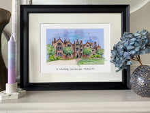 Personalised Great Fosters Egham Giclee Art Print - Watercolour Illustration - Wedding Gift - Great Fosters Egham Wedding Venue Artwork
