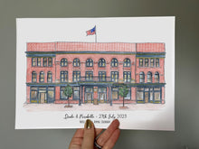 Hotel Jerome, Aspen, Colorado Giclee Art Print - Hotel Jerome Watercolour - Personalised Hotel Jerome Wedding - Hotel Jerome Illustration
