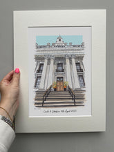 Personalised Islington Town Hall Giclee Art Print - Hand Painted Portrait - Made to Order - Islington Town Hall - Venue Illustration Artwork