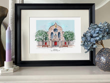 Kirk of Canongate Edinburgh Scotland Giclee Art Print - Personalised Kirk of Canongate Wedding Gift - Anniversary gift Watercolour Artwork