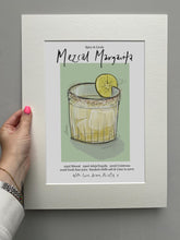 Personalised Favourite Cocktail Giclee Print - Cocktail Recipe Artwork - Hand-drawn Cocktail Art Print - Special Birthday Cocktail Artwork