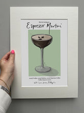 Personalised Favourite Cocktail Giclee Print - Cocktail Recipe Artwork - Hand-drawn Cocktail Art Print - Special Birthday Cocktail Artwork