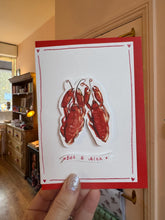 Personalised Handmade Lobster Valentines Day or Anniversary Card