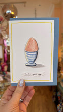 Personalised Good Egg Handmade Card
