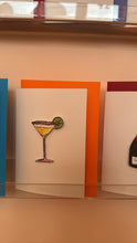 Personalised Handmade Margarita Cocktail Card
