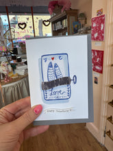 Personalised Handmade Sardine Tin Card