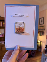 Personalised Handmade 'Cheers' Whiskey Glass Card