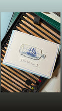 Personalised Ship in a Bottle Handmade Card