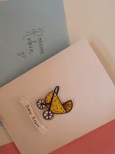 Personalised New Baby Pram Handmade Card