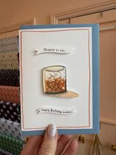 Personalised Handmade 'Cheers' Whiskey Glass Card