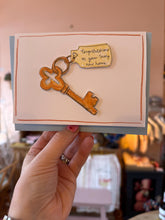 Personalised Handmade Key Card