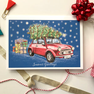 Personalised 'Driving Home for Christmas' Card