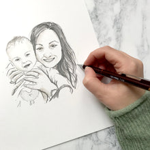 Hand Drawn "Mummy & Me" Illustration