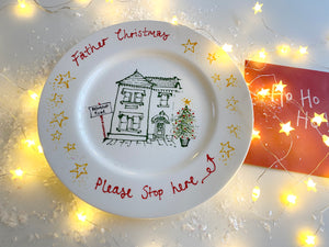 Christmas Eve Keepsake Plate (featuring your home) 2023