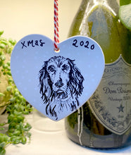 Personalised Hand painted Ceramic Bauble (featuring your pet)
