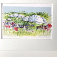 Personalised Eden Project Cornwall Print