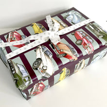 Classic Car Fathers Day Card and Wrapping Paper Set