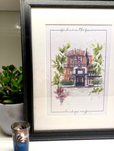 Personalised Claridges London Giclee Art Print  - Hand Drawn Print - Made to Order - Claridges Mayfair  - Claridges Hotel - Wedding Venue