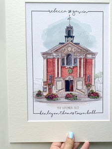 Henley-Upon-Thames Town Hall Print