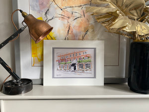The Goring Hotel London Giclee Art Print - The Goring Illustration - Personalised Wedding Gift - The Goring London - Framed Wall Art